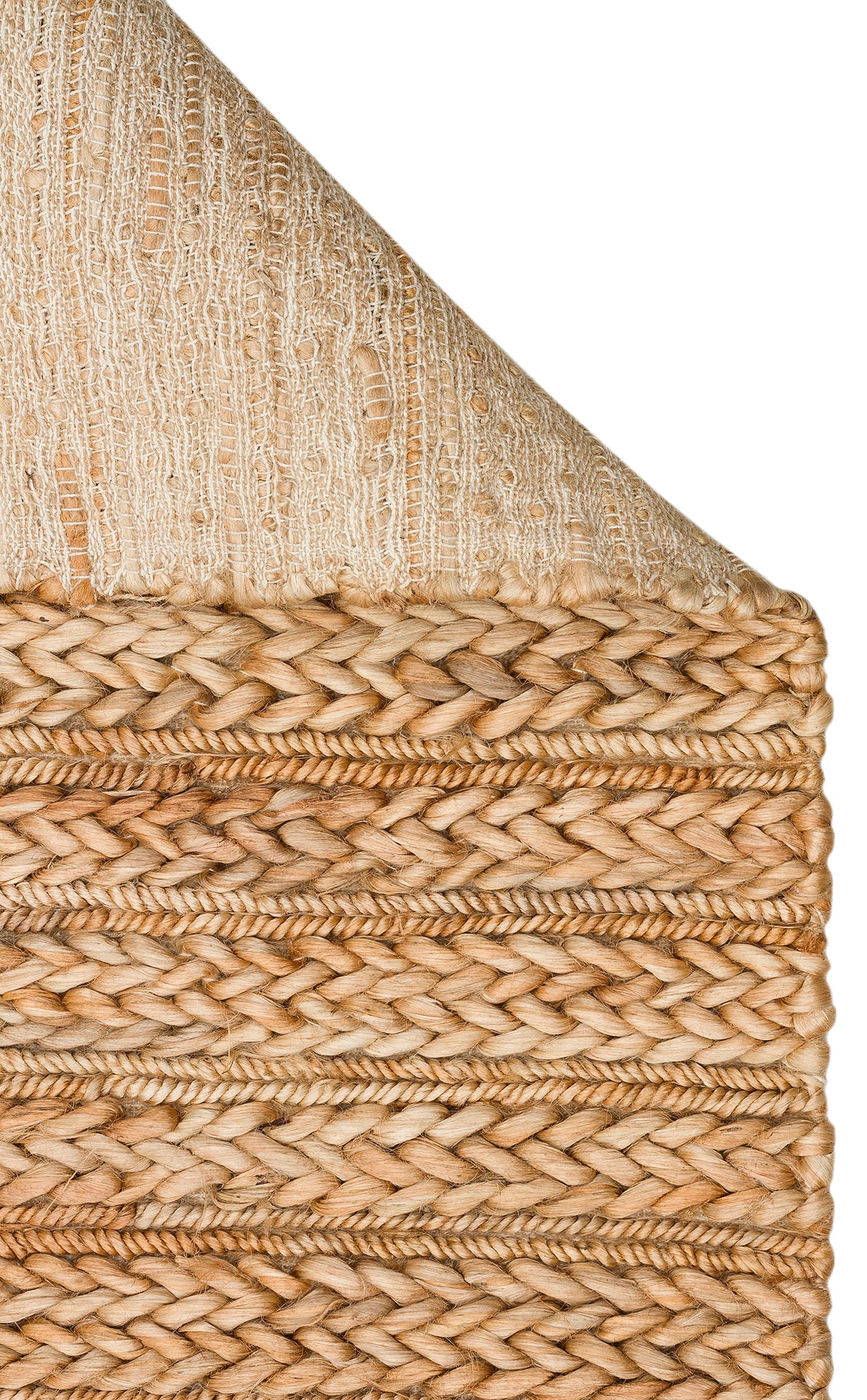 Durable Knitted Real Natural Natural Handmade Jute Wicker Carpet Made from Hand-Woven Jute Fibers