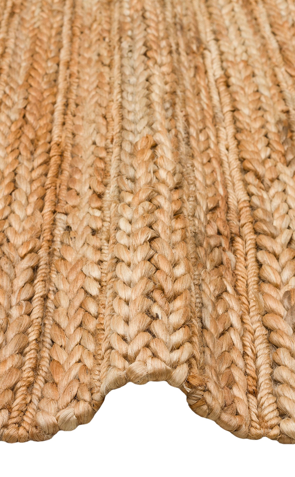 Durable Knitted Real Natural Natural Handmade Jute Wicker Carpet Made from Hand-Woven Jute Fibers