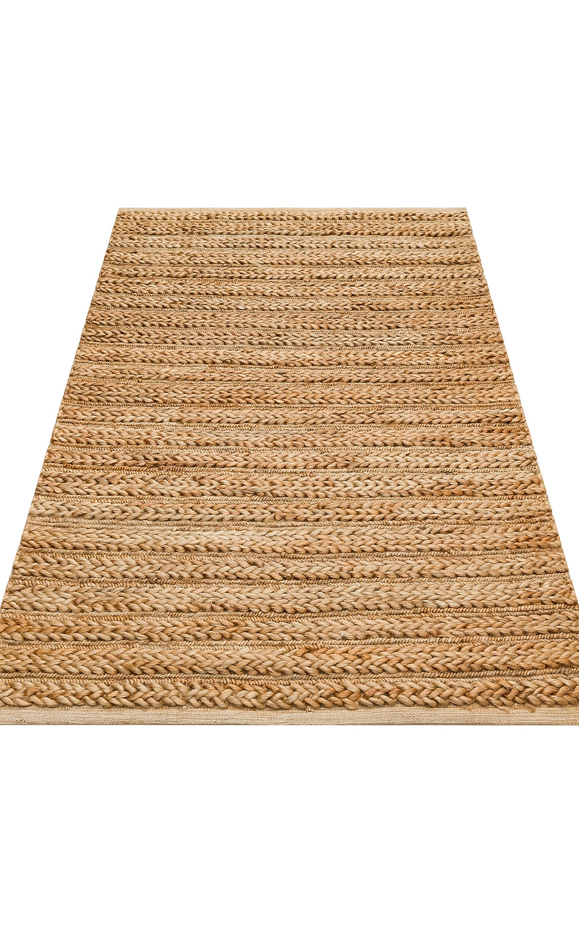 Durable Knitted Real Natural Natural Handmade Jute Wicker Carpet Made from Hand-Woven Jute Fibers