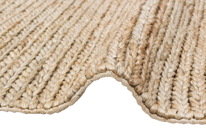 Durable Knitted Real Natural Natural Handmade Jute Wicker Carpet Made from Hand-Woven Jute Fibers