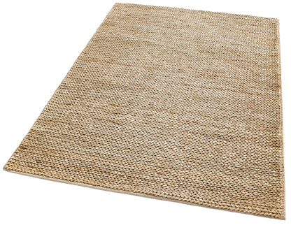 Durable Knitted Real Natural Natural Handmade Jute Wicker Carpet Made from Hand-Woven Jute Fibers