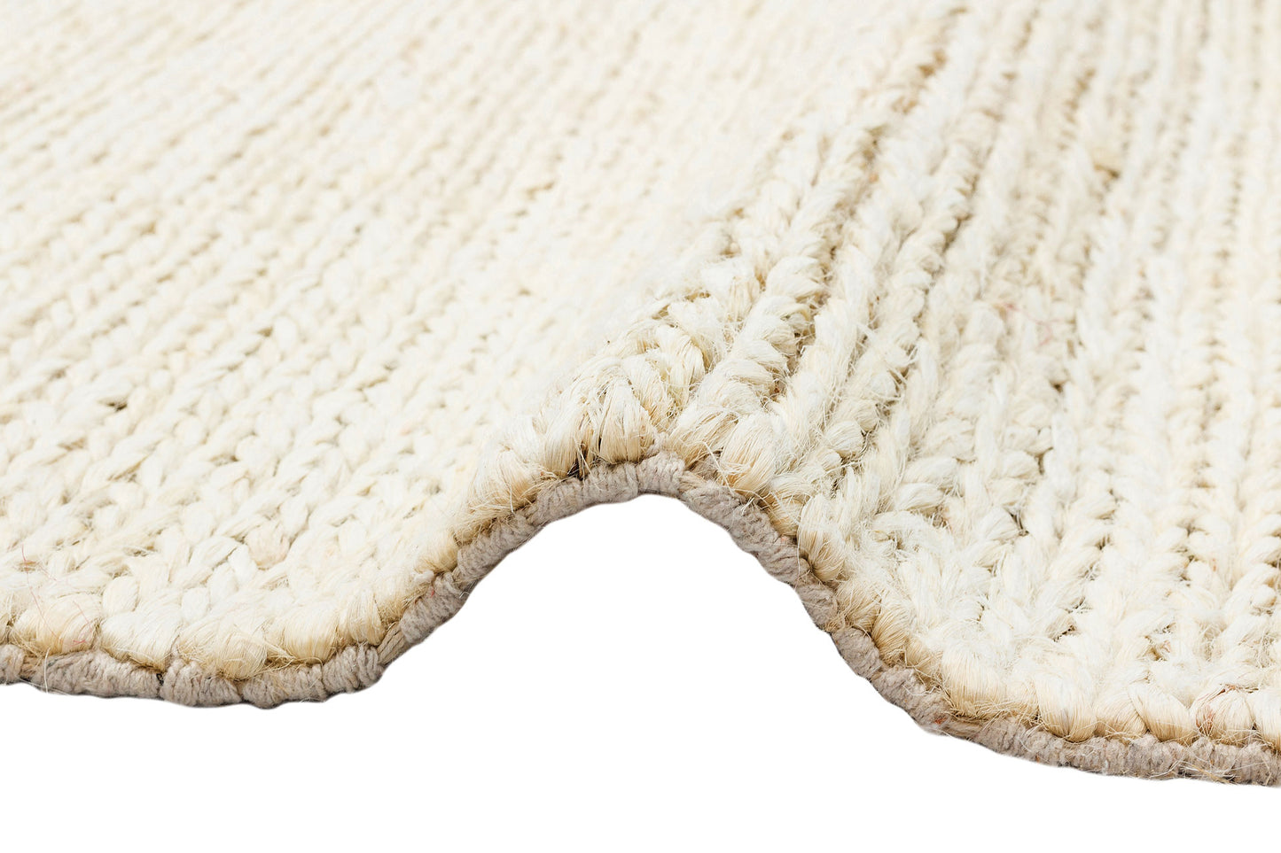 Durable Knitted Real Natural Natural Handmade Jute Wicker Carpet Made from Hand-Woven Jute Fibers