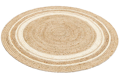 Durable Knitted Real Natural Natural Handmade Jute Wicker Carpet Made from Hand-Woven Jute Fibers