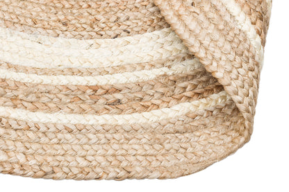 Durable Knitted Real Natural Natural Handmade Jute Wicker Carpet Made from Hand-Woven Jute Fibers