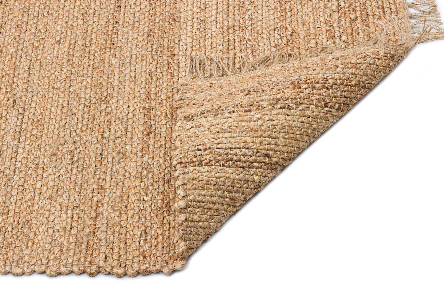 Durable Knitted Real Natural Natural Handmade Jute Wicker Carpet Made from Hand-Woven Jute Fibers