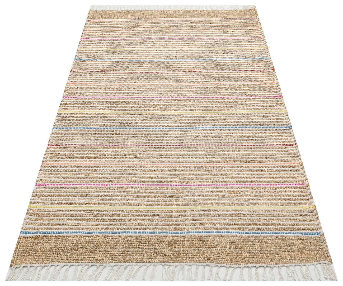 Durable Knitted Real Natural Natural Handmade Jute Wicker Carpet Made from Hand-Woven Jute Fibers