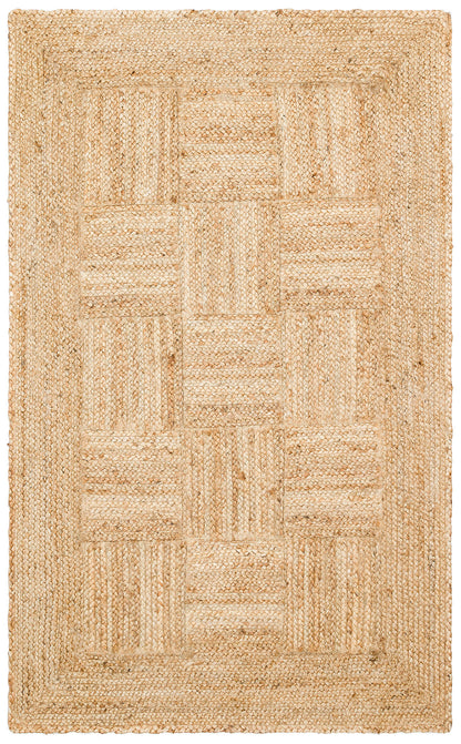 Durable Knitted Real Natural Natural Handmade Jute Wicker Carpet Made from Hand-Woven Jute Fibers