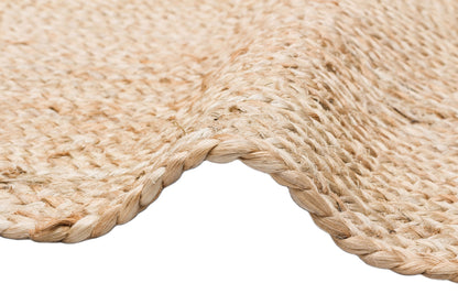 Durable Knitted Real Natural Natural Handmade Jute Wicker Carpet Made from Hand-Woven Jute Fibers