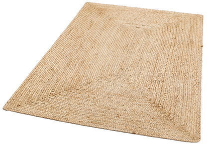 Durable Knitted Real Natural Natural Handmade Jute Wicker Carpet Made from Hand-Woven Jute Fibers