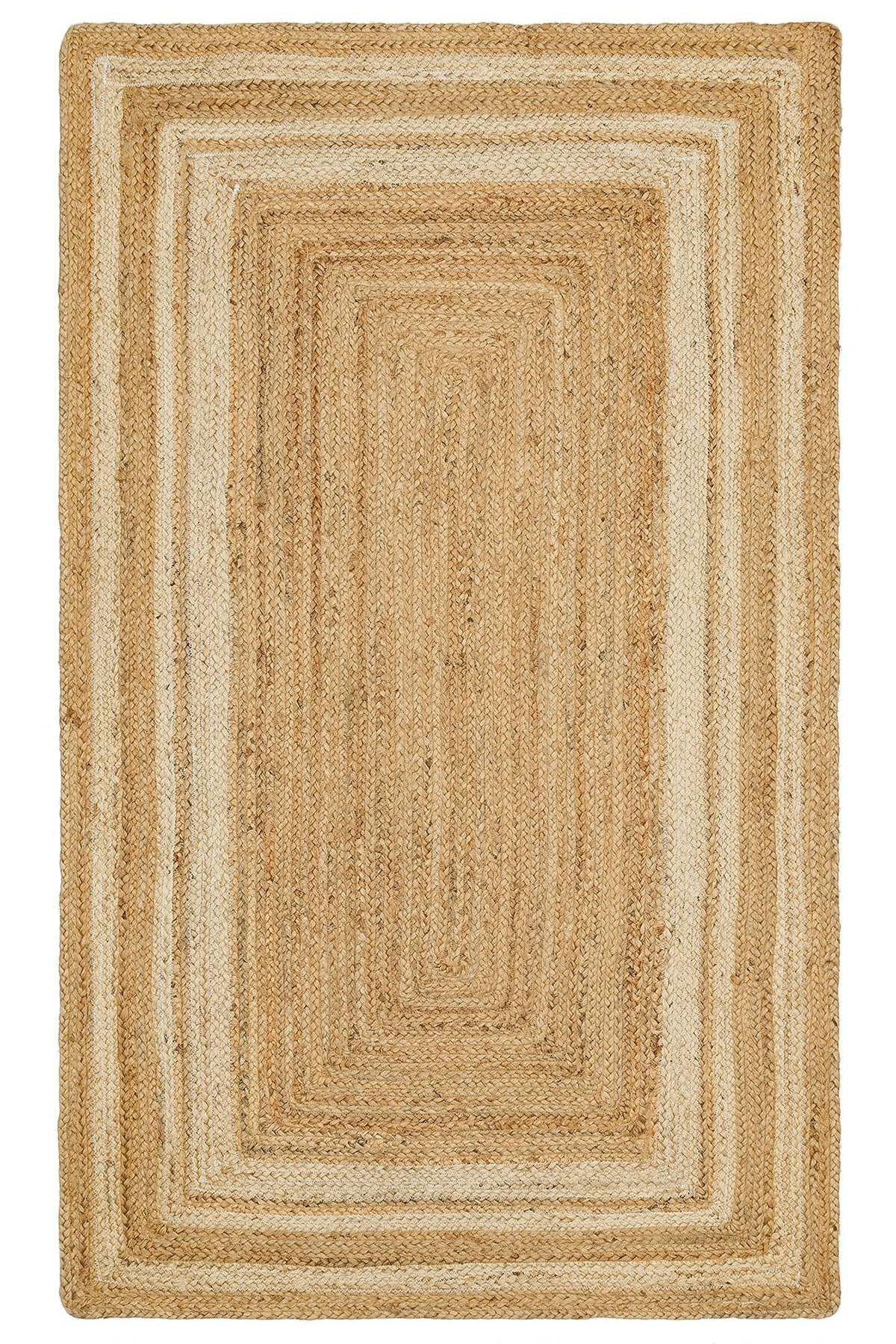 Durable Knitted Real Natural Natural Handmade Jute Wicker Carpet Made from Hand-Woven Jute Fibers