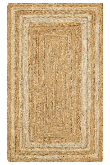 Durable Knitted Real Natural Natural Handmade Jute Wicker Carpet Made from Hand-Woven Jute Fibers