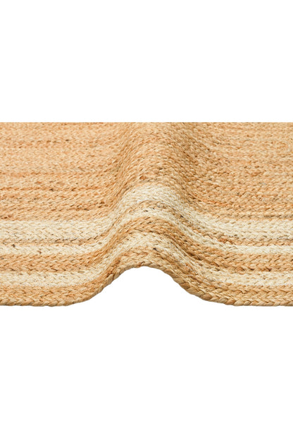 Durable Knitted Real Natural Natural Handmade Jute Wicker Carpet Made from Hand-Woven Jute Fibers