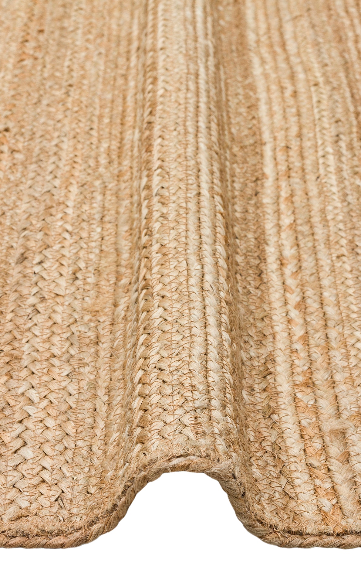 Durable Knitted Real Natural Natural Handmade Jute Wicker Carpet Made from Hand-Woven Jute Fibers