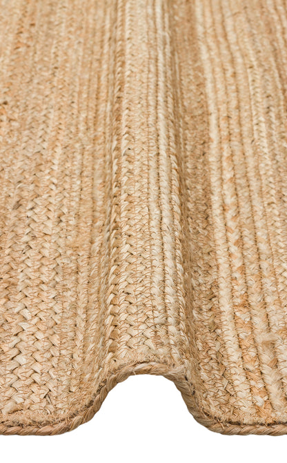 Durable Knitted Real Natural Natural Handmade Jute Wicker Carpet Made from Hand-Woven Jute Fibers