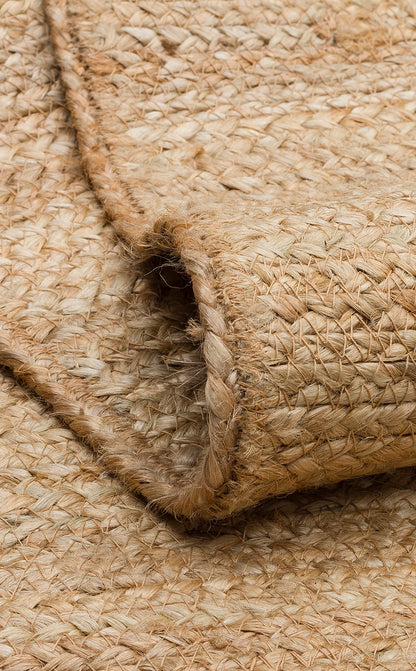 Durable Knitted Real Natural Natural Handmade Jute Wicker Carpet Made from Hand-Woven Jute Fibers