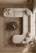 Smart Brown Classic Patterned Soft-Textured Machine-Made Rug | Living Room Lounge Kitchen Hallway Runner Luxury
