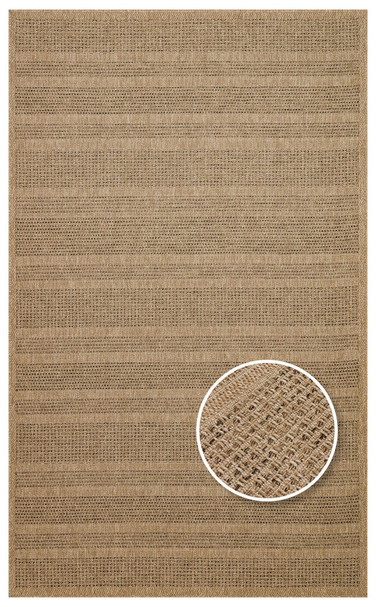 Sunlight and Water Resistant Sisal Jute Wicker Carpet with Natural Jute Appearance Suitable for Garden Use