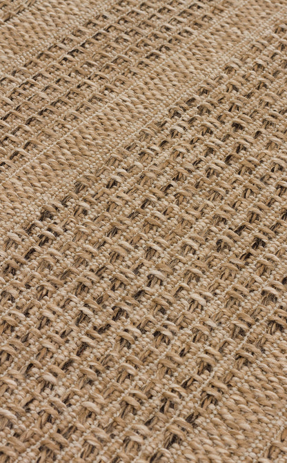 Sunlight and Water Resistant Sisal Jute Wicker Carpet with Natural Jute Appearance Suitable for Garden Use