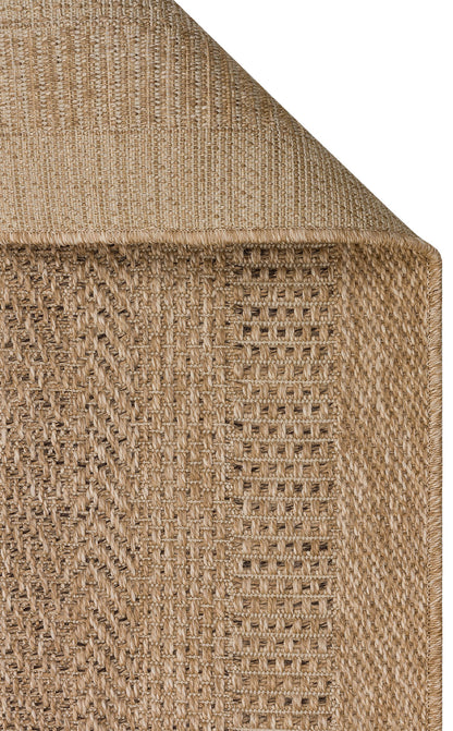 Sunlight and Water Resistant Sisal Jute Wicker Carpet with Natural Jute Appearance Suitable for Garden Use