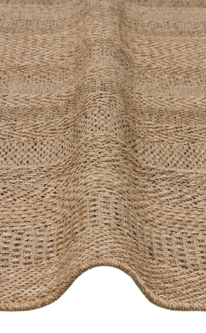 Sunlight and Water Resistant Sisal Jute Wicker Carpet with Natural Jute Appearance Suitable for Garden Use