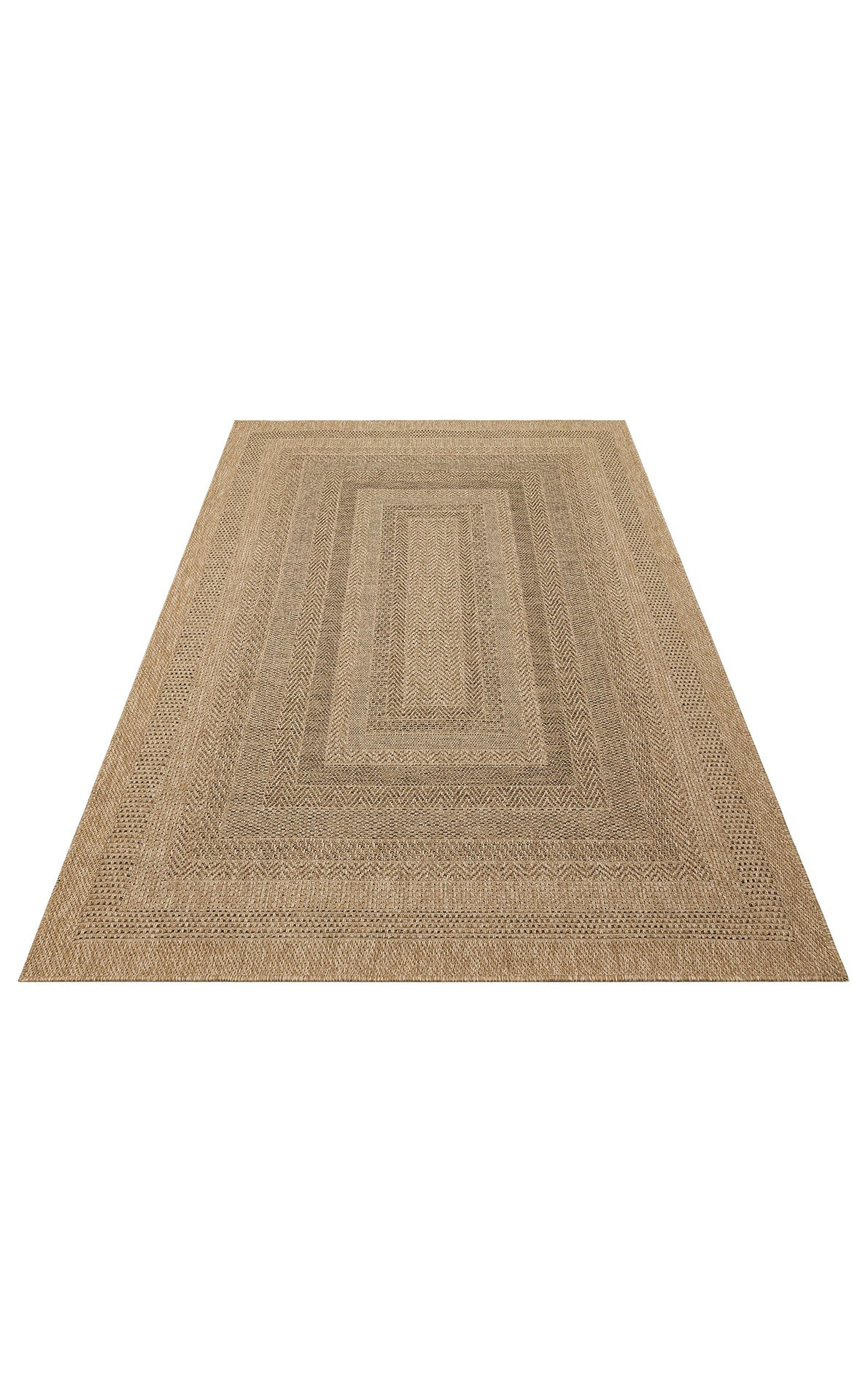 Sunlight and Water Resistant Sisal Jute Wicker Carpet with Natural Jute Appearance Suitable for Garden Use