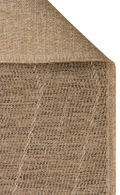 Sunlight and Water Resistant Sisal Jute Wicker Carpet with Natural Jute Appearance Suitable for Garden Use