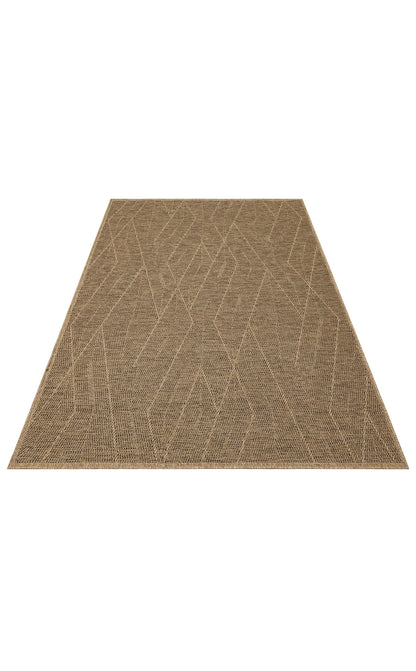 Sunlight and Water Resistant Sisal Jute Wicker Carpet with Natural Jute Appearance Suitable for Garden Use