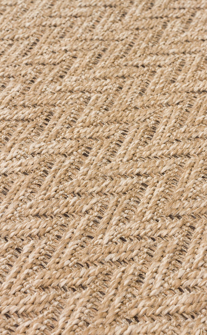 Sunlight and Water Resistant Sisal Jute Wicker Carpet with Natural Jute Appearance Suitable for Garden Use