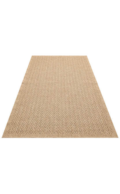 Sunlight and Water Resistant Sisal Jute Wicker Carpet with Natural Jute Appearance Suitable for Garden Use