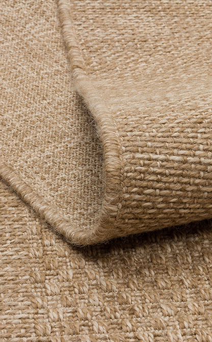 Sunlight and Water Resistant Sisal Jute Wicker Carpet with Natural Jute Appearance Suitable for Garden Use