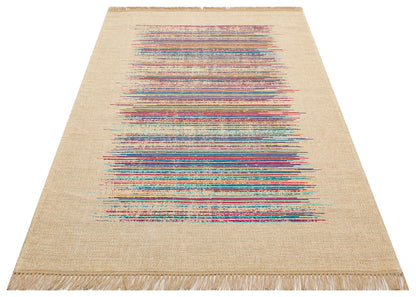 Wicker Jute Look Soft Textured Non-Slip Modern Woven Colorful Rug Living Room Kitchen Bedroom Carpet