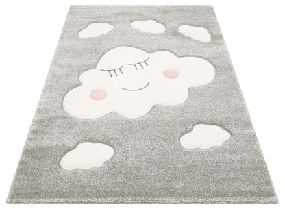 Natural Antiallergic Colored Baby Room Carpet Children's Room Carpet Washable with Non-Slip Base