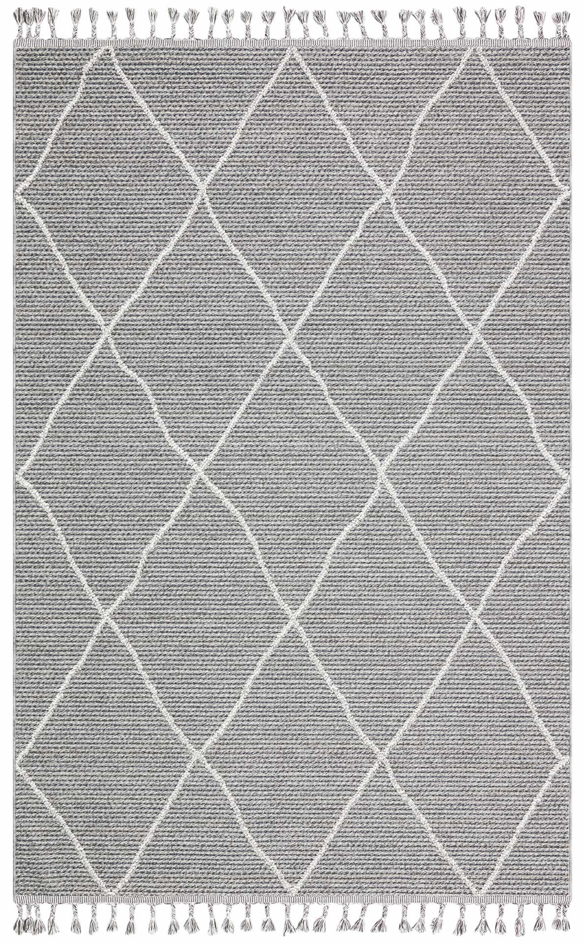 Scandinavian Knitted Loop Modern Soft Textured Antiallergic Gray Living Room Kitchen Hallway Carpet