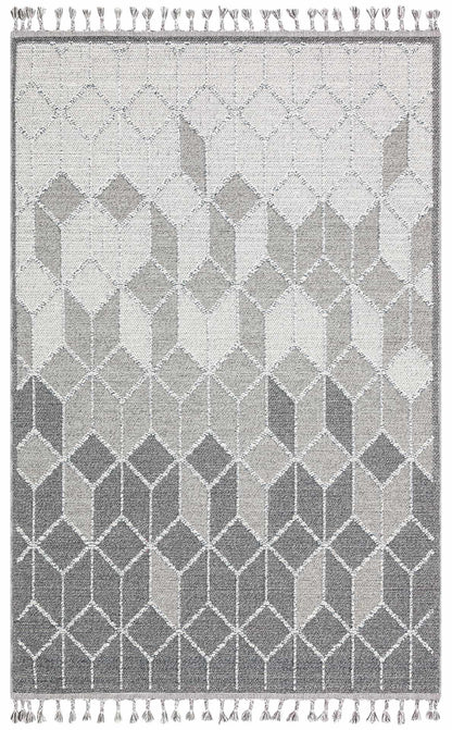 Scandinavian Knitted Loop Modern Soft Textured Antiallergic Gray Living Room Kitchen Hallway Carpet