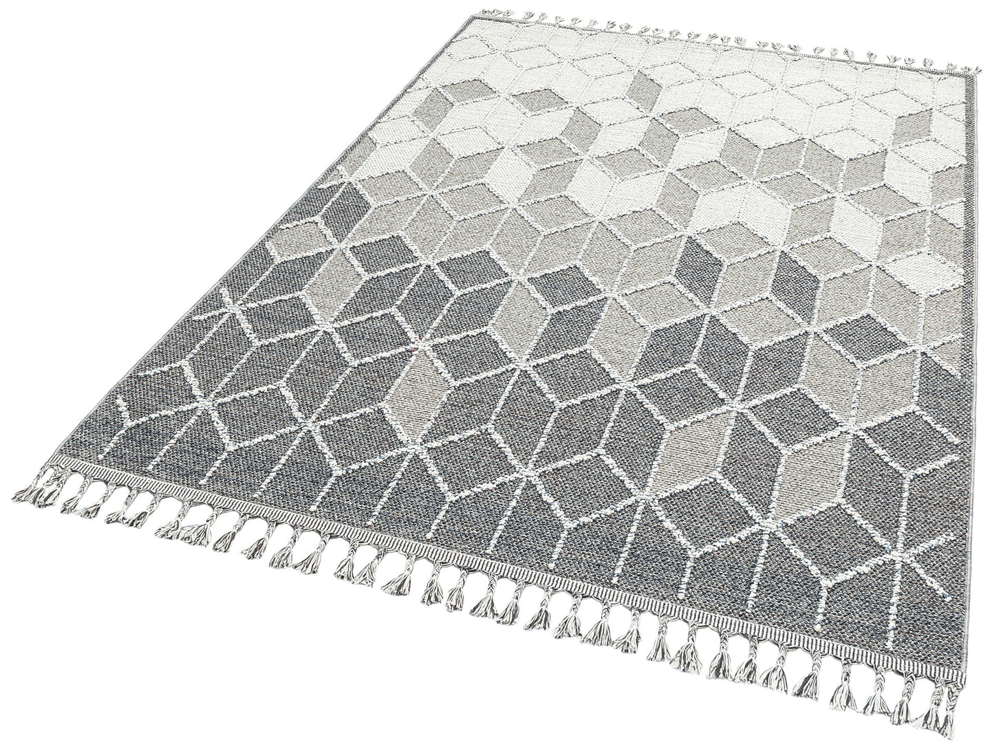 Scandinavian Knitted Loop Modern Soft Textured Antiallergic Gray Living Room Kitchen Hallway Carpet