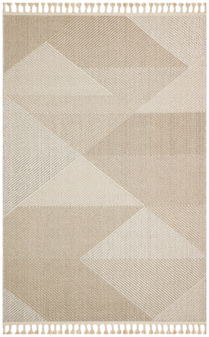 Scandinavian Knitted Loop Modern Soft Textured Antiallergic Beige Living Room Kitchen Hallway Carpet