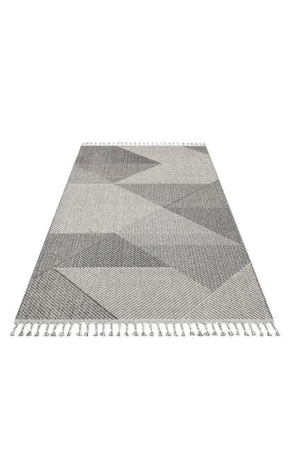 Scandinavian Knitted Loop Modern Soft Textured Antiallergic Gray Living Room Kitchen Hallway Carpet