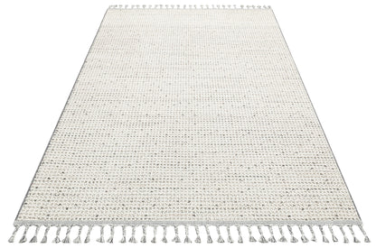 Scandinavian Knitted Loop Modern Soft Textured Antiallergic Cream Living Room Kitchen Hallway Carpet