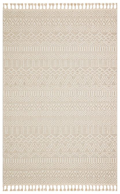 Scandinavian Knitted Loop Modern Soft Textured Antiallergic Beige Living Room Kitchen Hallway Carpet