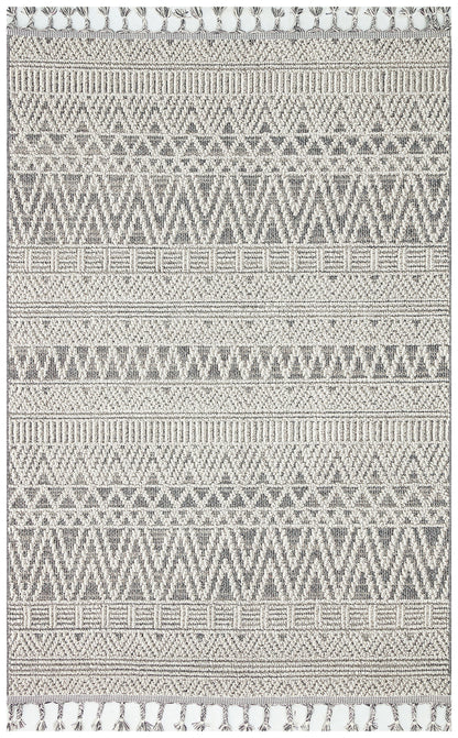 Scandinavian Knitted Loop Modern Soft Textured Antiallergic Gray Living Room Kitchen Hallway Carpet