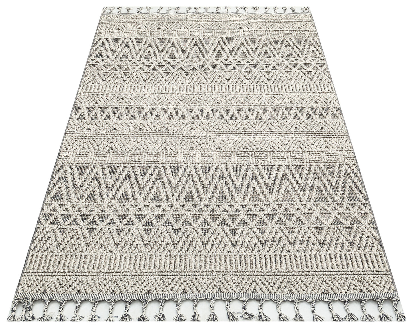 Scandinavian Knitted Loop Modern Soft Textured Antiallergic Gray Living Room Kitchen Hallway Carpet