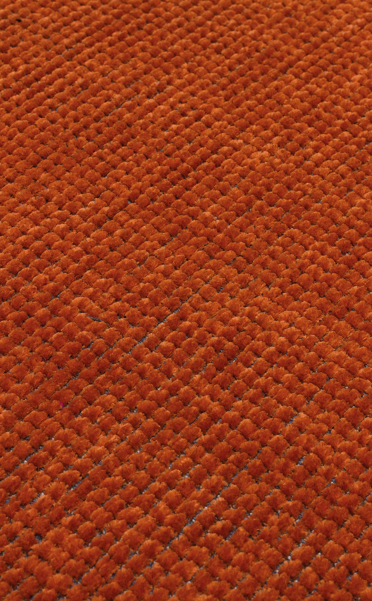 Practical Soft Textured Plain Orange Color Lint Anti-Dust Non-Slip Washable Rug Kitchen Living Room