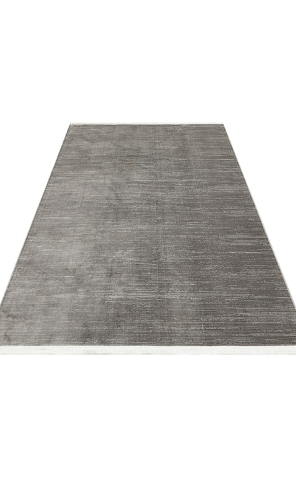 Washable Antilargic Kamaz Fine Machine Woven Modern Gray Carpet Living Room Kitchen Hallway Room Rug