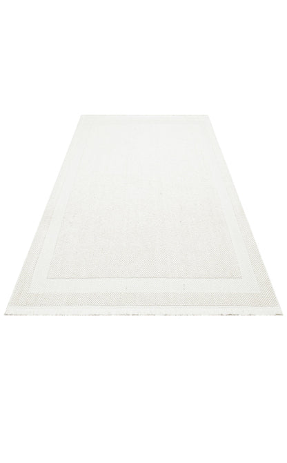 Scandinavian Knit Loop Woven Antiallergic Modern Cream Machine Made Carpet for Living Room Kitchen Hallway