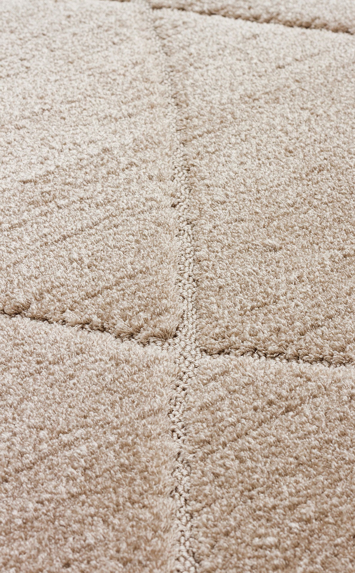 Simple Patterned Soft Textured Fluffy Modern Antiallergic Beige Machine Made Carpet for Living Room Kitchen Hallway