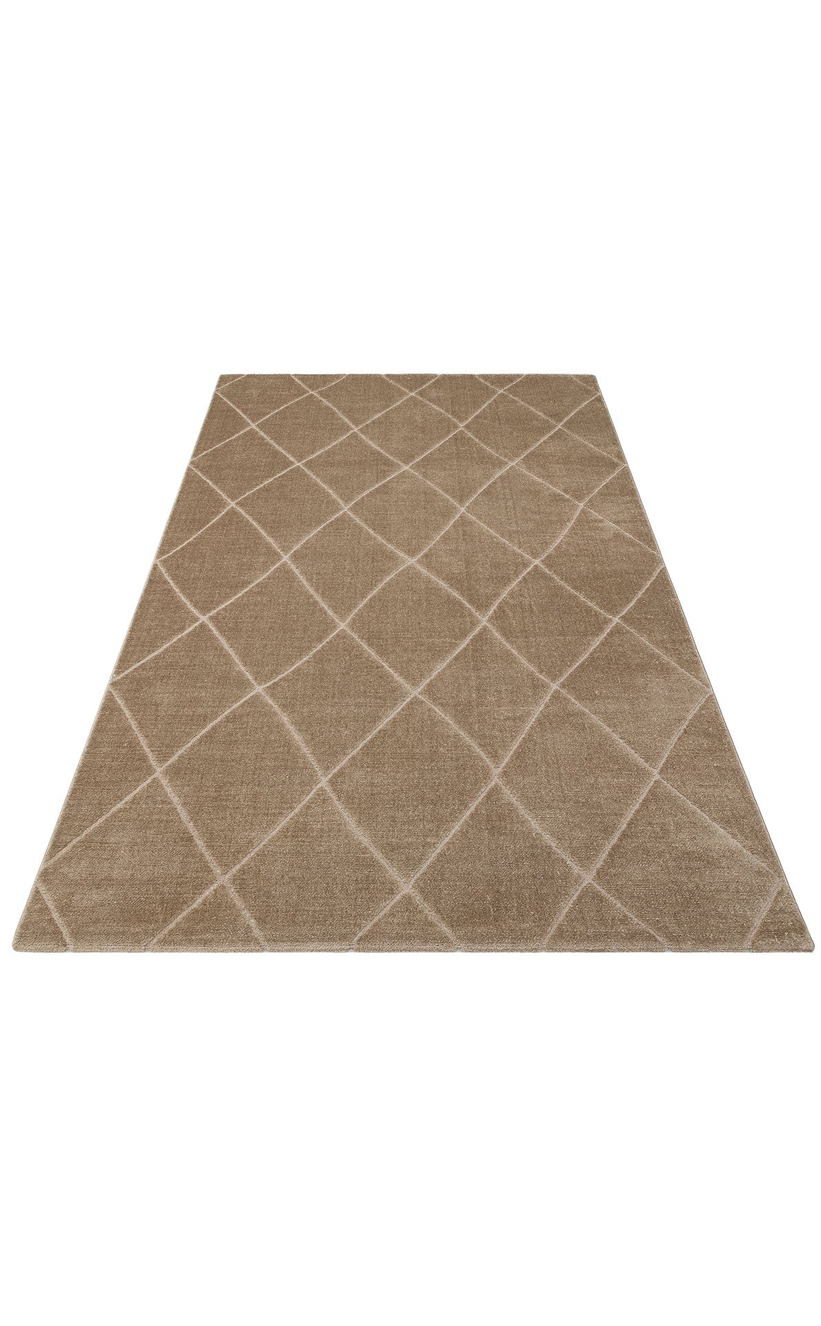 Simple Patterned Soft Textured Fluffy Modern Antiallergic Beige Machine Made Carpet for Living Room Kitchen Hallway