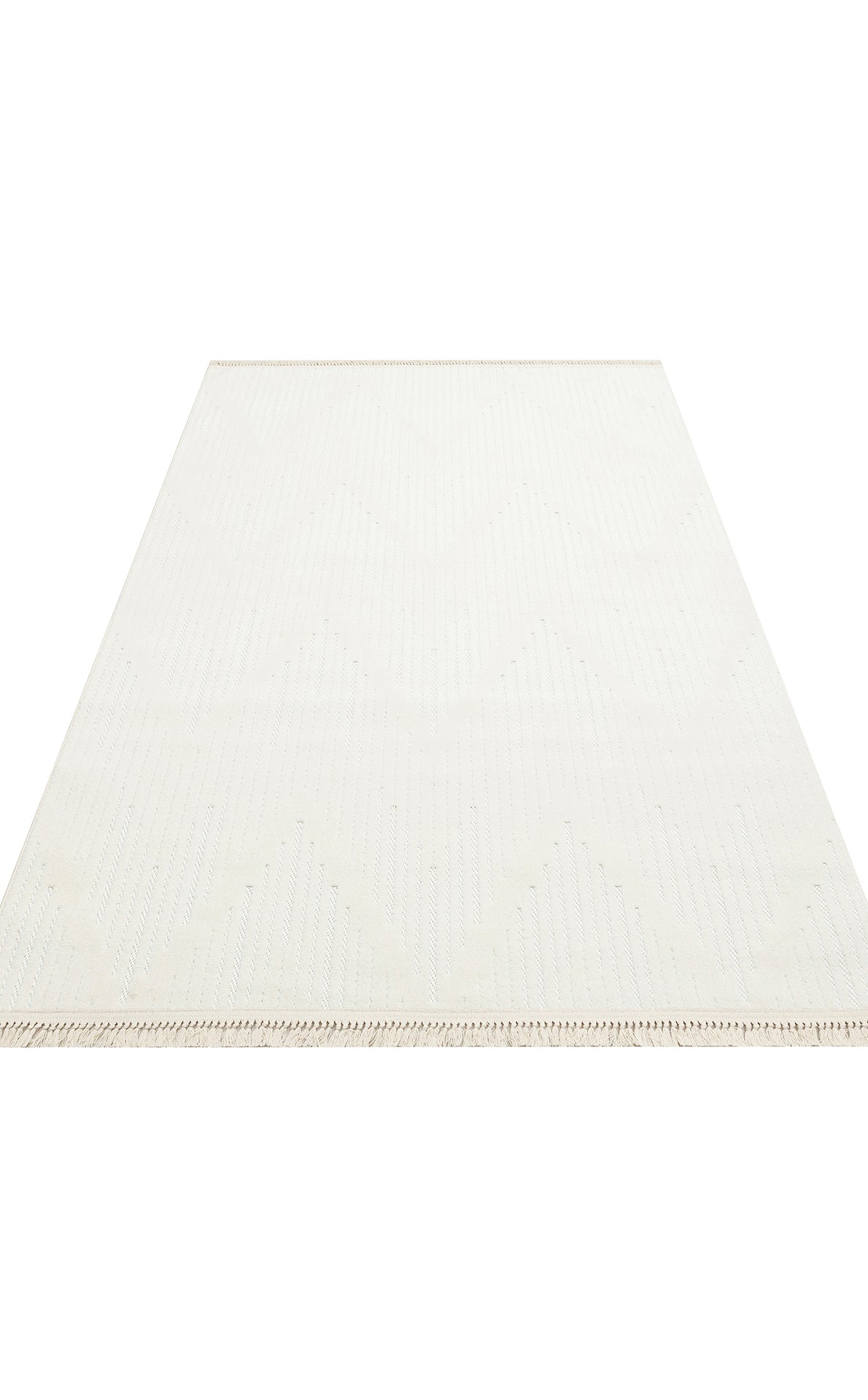 Soft Textured White Pile Dust-Proof Antiallergic Machine Made Carpet for Living Room Hallway Kitchen Children's Room