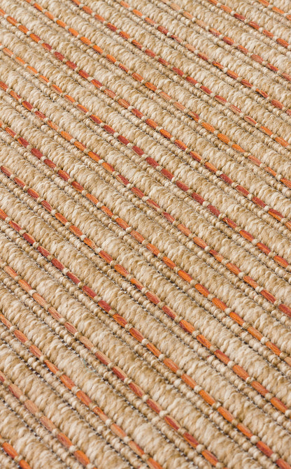 Durable Carpet with Sisal Jute Straw Look, Suitable for Indoor and Outdoor, Lint-Free, Cleanable