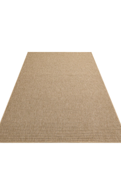 Durable Carpet with Sisal Jute Straw Look, Suitable for Indoor and Outdoor, Lint-Free, Cleanable