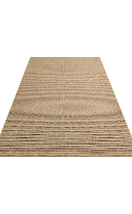 Durable Carpet with Sisal Jute Straw Look, Suitable for Indoor and Outdoor, Lint-Free, Cleanable